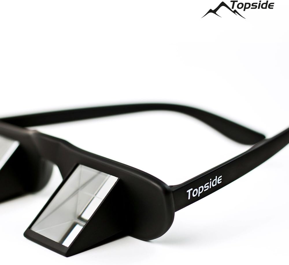 TOPSIDE Sicherungsbrille (Kletterbrille) mit hochwertigen Prismen inkl. Etui und Brillenband