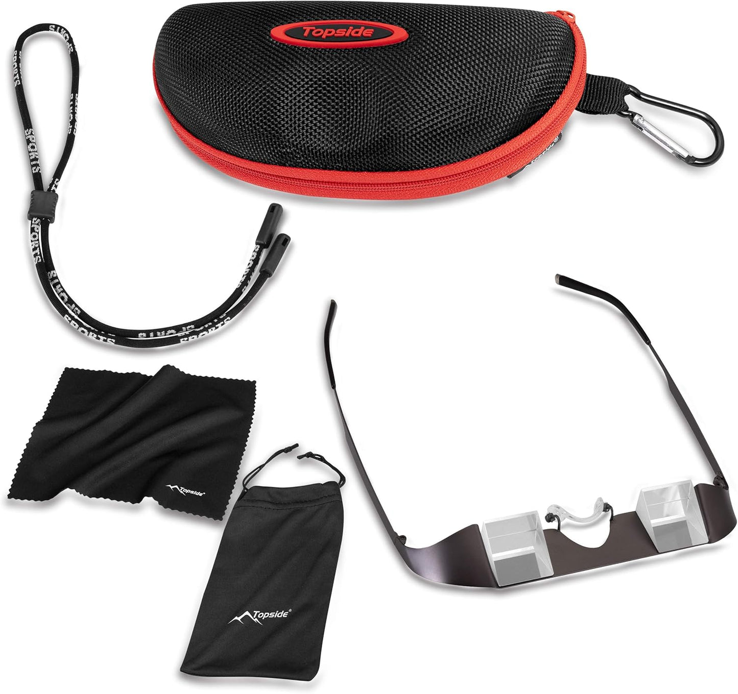 TOPSIDE Kletterbrille 2.0 – leichter Metallrahmen mit hochwertigen Prismen