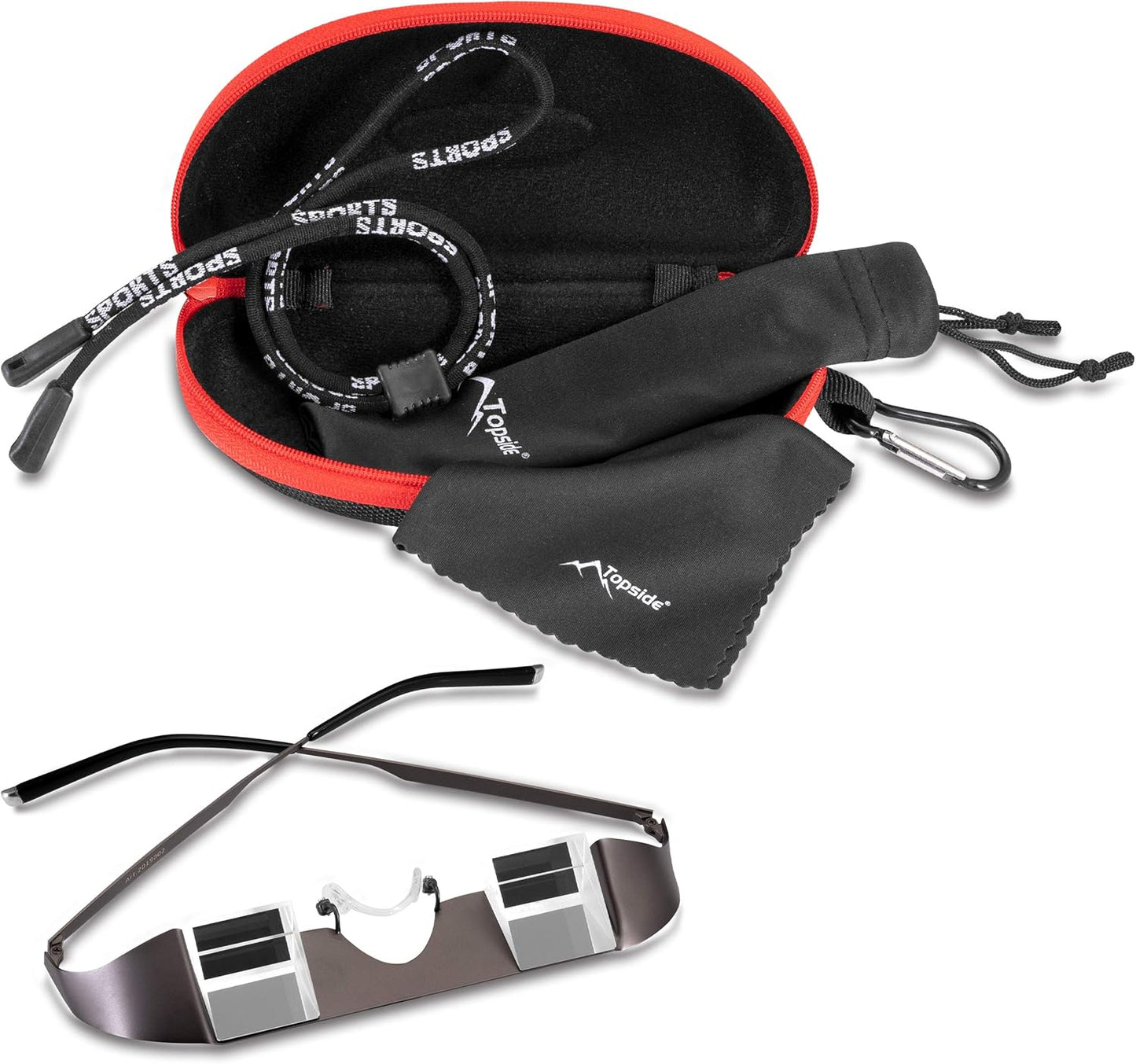 TOPSIDE Kletterbrille 2.0 – leichter Metallrahmen mit hochwertigen Prismen