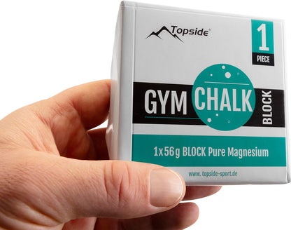TOPSIDE Gym Chalk 4x56g (und 8x56g) Chalk Block für Gewichtheben, Klettern, Bouldern, Turnen, Crossfit