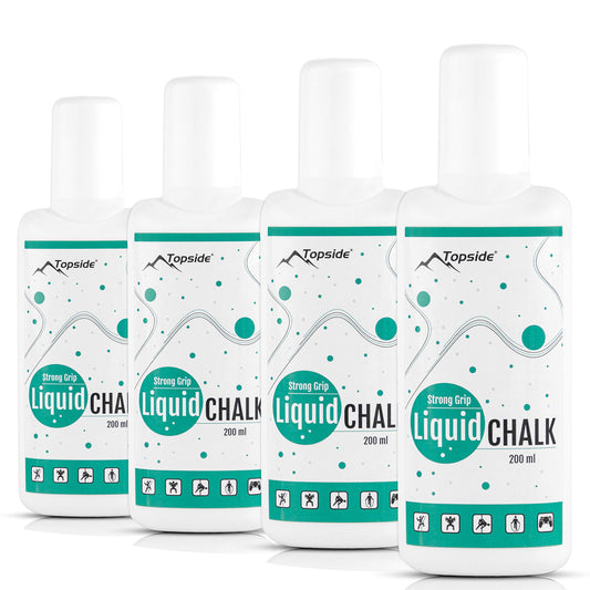 TOPSIDE ® Liquid Chalk 200ml - Bester Grip fürs Klettern, Bouldern oder Hantelstange - unsere Flüssigkreide riecht angenehm & hält Lange