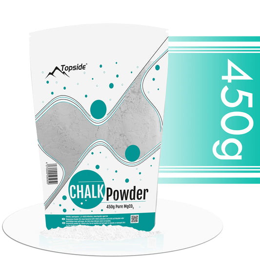 TOPSIDE Chalk Powder - reines Magnesiumcarbonat Pulver für Klettersport, Gym, Kraftsport